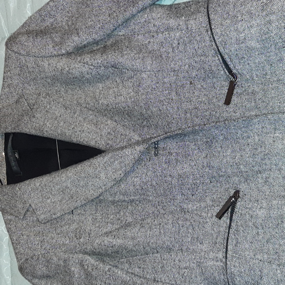 Anne Klein grey women blazer size 4p